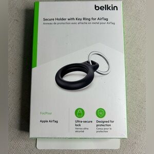 Belkin Secure Holder with Key Ring for AirTag Apple Ultra Secure Lock Protection